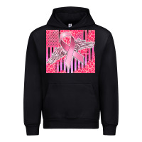 Black cancer awareness american flag Urban Hoodie - CowGirlArtShop