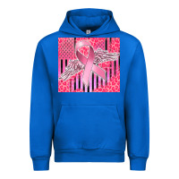 Cobalt cancer awareness american flag Urban Hoodie - CowGirlArtShop