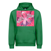 Emerald cancer awareness american flag Urban Hoodie - CowGirlArtShop