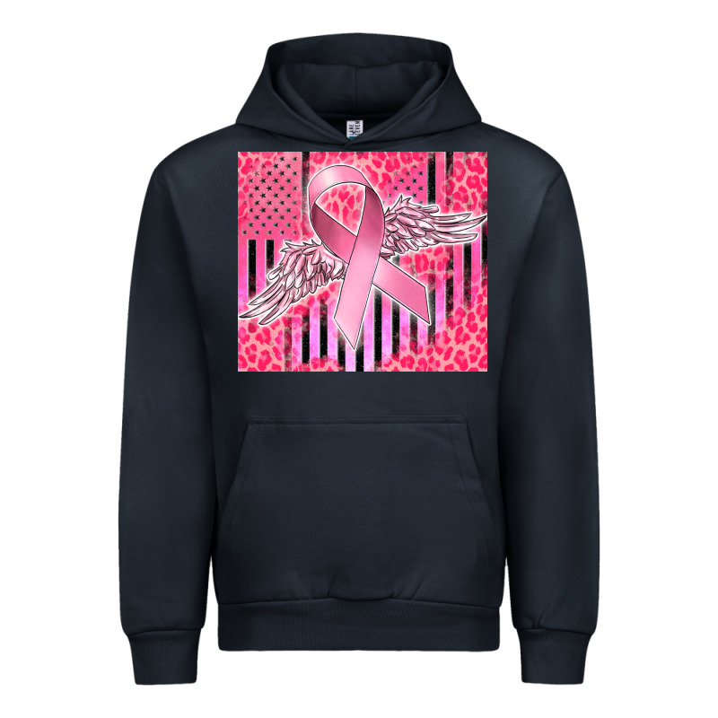 Cancer Awareness American Flag Urban Hoodie by CowGirlArtShop | Teevron