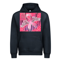 Navy cancer awareness american flag Urban Hoodie - CowGirlArtShop