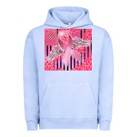 Pigment Grape Ice cancer awareness american flag Urban Hoodie - CowGirlArtShop