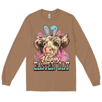Toasted Coconut Easter Day Cow Long Sleeve Tee - NancyCooperArtShop