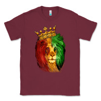 Burgundy Juneteenth Lion King Classic Tee - LillyAllenDesigns