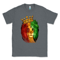 Charcoal Heather Juneteenth Lion King Classic Tee - LillyAllenDesigns