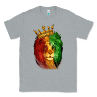 Heather Grey Juneteenth Lion King Classic Tee - LillyAllenDesigns