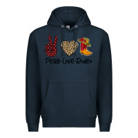 Navy Peace Love Rodeo Premium Hoodie - Bettercallsaul
