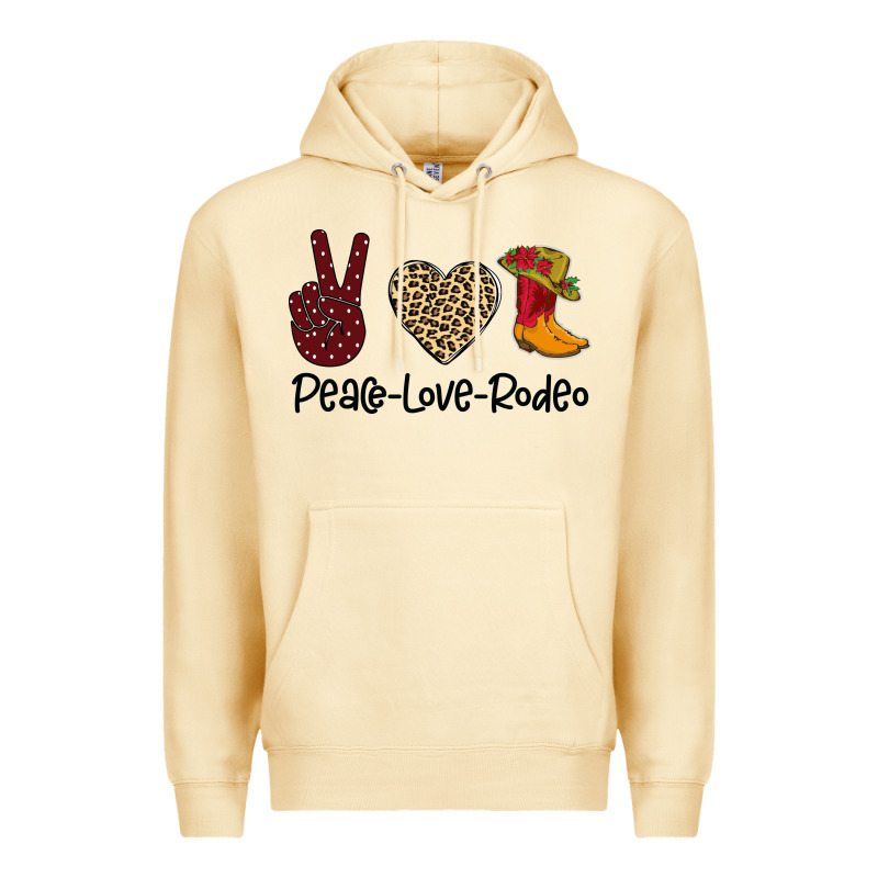 Peace Love Rodeo Premium Hoodie by Bettercallsaul | Teevron