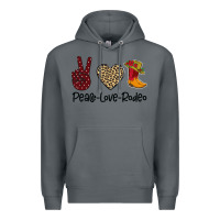 Rock Peace Love Rodeo Premium Hoodie - Bettercallsaul