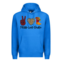 True Royal Peace Love Rodeo Premium Hoodie - Bettercallsaul