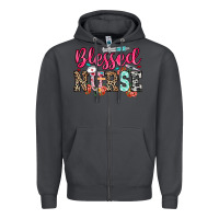Smoke blessed nurse Zipper Hoodie - NancyCooperArtShop