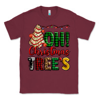 Burgundy oh Christmas tree's ado Classic Tee - AdoDesignShop