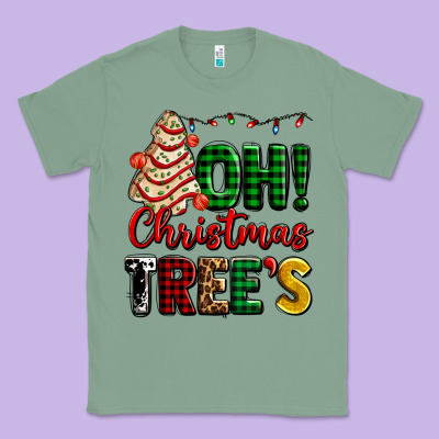 Oh Christmas Tree's Ado Classic Tee Designed By Adodesignshop