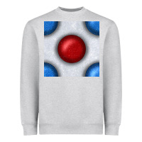 Heather Grey Glitter 4th Of July Seamless Pattern Heavyweight Sweatshirt - BundleAndBundleShop
