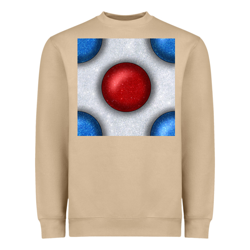 Glitter 4th Of July Seamless Pattern Heavyweight Sweatshirt by BundleAndBundleShop | Teevron