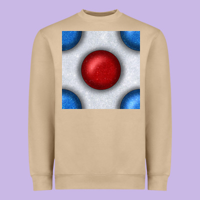 Glitter 4th Of July Seamless Pattern Heavyweight Sweatshirt Designed By Bundleandbundleshop