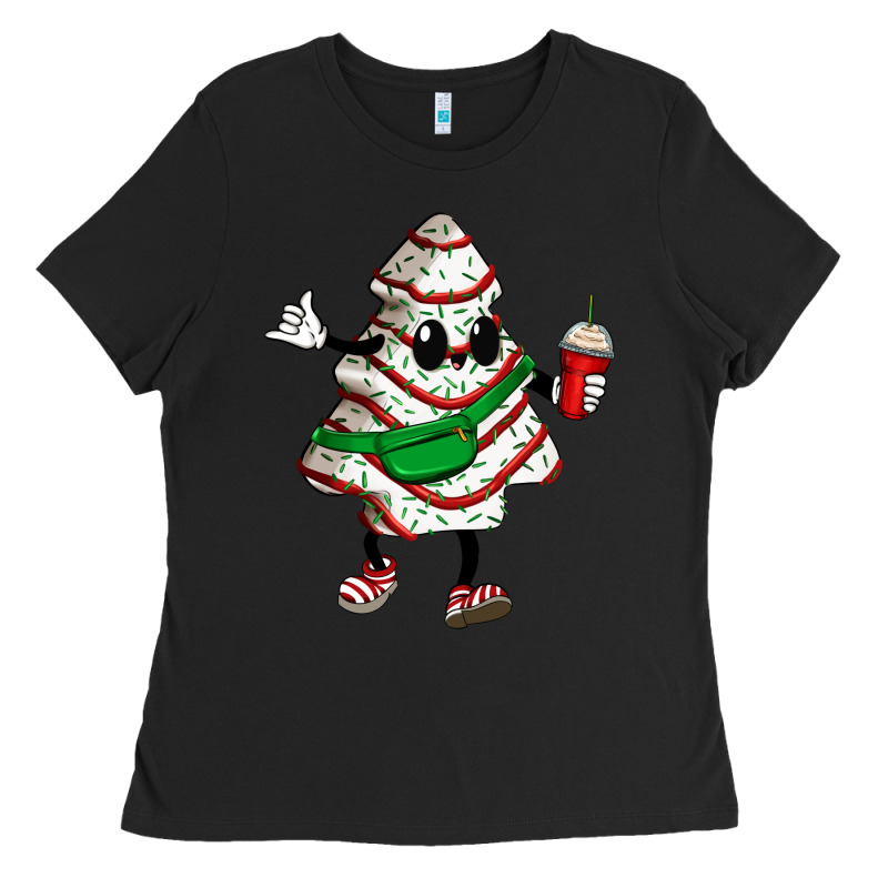Little Debbie Christmas Tree Cakes Ladies Tee by Zillion Design Studio | Teevron