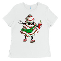 White little debbie christmas tree cakes Ladies Tee - Zillion Design Studio