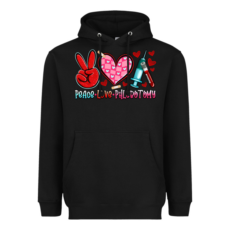 Peace Love Phlebotomy Heavyweight Hoodie by Artiststas | Teevron