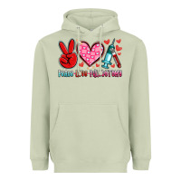 Matcha peace love phlebotomy Heavyweight Hoodie - Artiststas