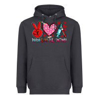 Smoke peace love phlebotomy Heavyweight Hoodie - Artiststas