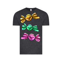 Vintage Black colorful candies Vintage Tee - AdoDesignShop