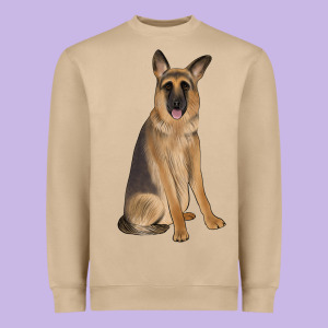 German Shepherd Heavyweight Sweatshirt Designed By Jahusdesignshop