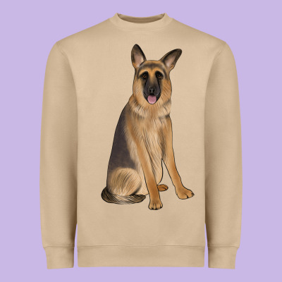 German Shepherd Heavyweight Sweatshirt Designed By Jahusdesignshop