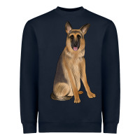 Navy german shepherd Heavyweight Sweatshirt - JahusDesignShop