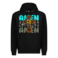 Black amen Premium Hoodie - JahusDesignShop