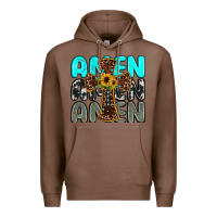 Chestnut amen Premium Hoodie - JahusDesignShop