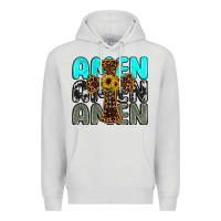 Dove Grey amen Premium Hoodie - JahusDesignShop