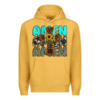 Mustard amen Premium Hoodie - JahusDesignShop