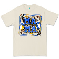 Bone volleyball mama with leopard Premium Tee - Zillion Design Studio