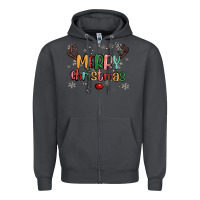 Smoke merry christmas raindeerr Zipper Hoodie - MaliasSmallBusiness