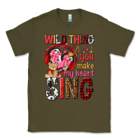 Army Green wild thing you make my heart sing Classic Tee - NancyCooperArtShop
