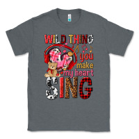 Charcoal Heather wild thing you make my heart sing Classic Tee - NancyCooperArtShop
