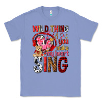 Colony Blue wild thing you make my heart sing Classic Tee - NancyCooperArtShop