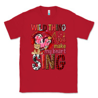 Red wild thing you make my heart sing Classic Tee - NancyCooperArtShop
