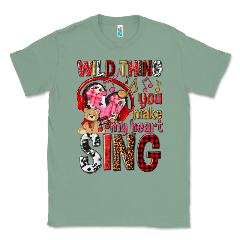 Wild Thing You Make My Heart Sing Classic Tee by NancyCooperArtShop | Teevron