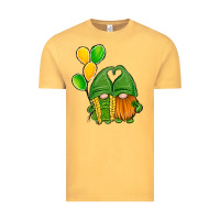 Vintage Mustard St Patrick's Day Gnomes Vintage Tee - Jasminsmagicworld
