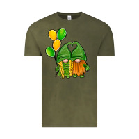 Vintage Olive St Patrick's Day Gnomes Vintage Tee - Jasminsmagicworld