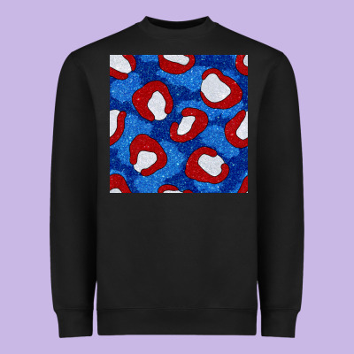 Glitter 4th Of July Seamless Pattern 8 Heavyweight Sweatshirt Designed By Bundleandbundleshop