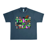 Midnight Navy trıck or treat Urban Heavy Tee - AdoDesignShop