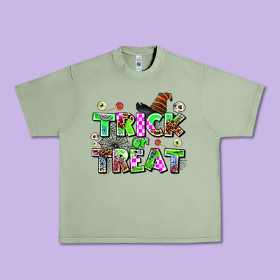 Trıck Or Treat Urban Heavy Tee Designed By Adodesignshop