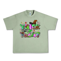 Oil Green trıck or treat Urban Heavy Tee - AdoDesignShop
