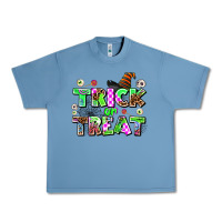 Pebble Blue trıck or treat Urban Heavy Tee - AdoDesignShop