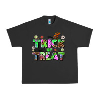 Pigment Black trıck or treat Urban Heavy Tee - AdoDesignShop