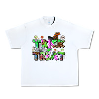 White trıck or treat Urban Heavy Tee - AdoDesignShop
