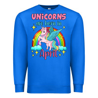 True Royal unicorns are born in april Premium Sweatshirt - Jasminsmagicworld
